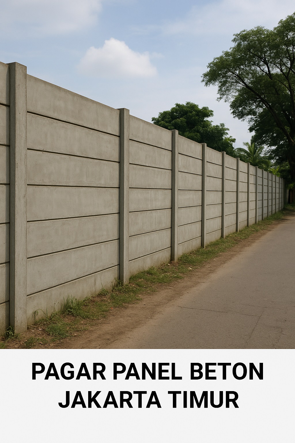 Harga Pagar Panel Beton Jakarta Timur dan Jasa Pemasangan