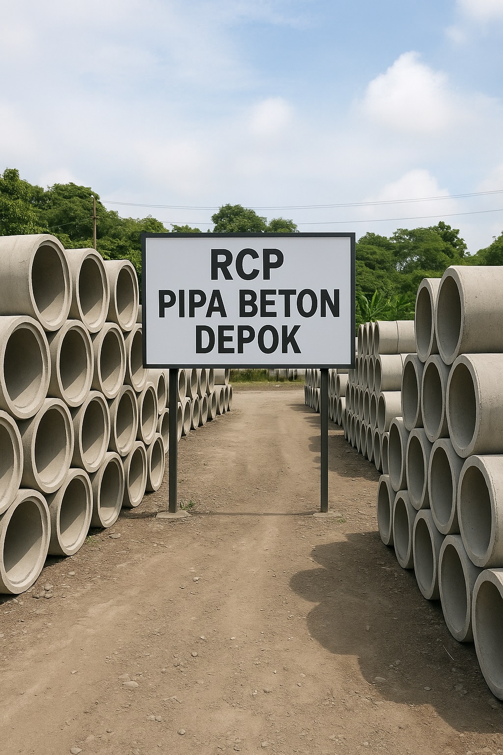 Harga RCP Pipa Beton Depok Jual Gorong-Gorong Beton Bulat